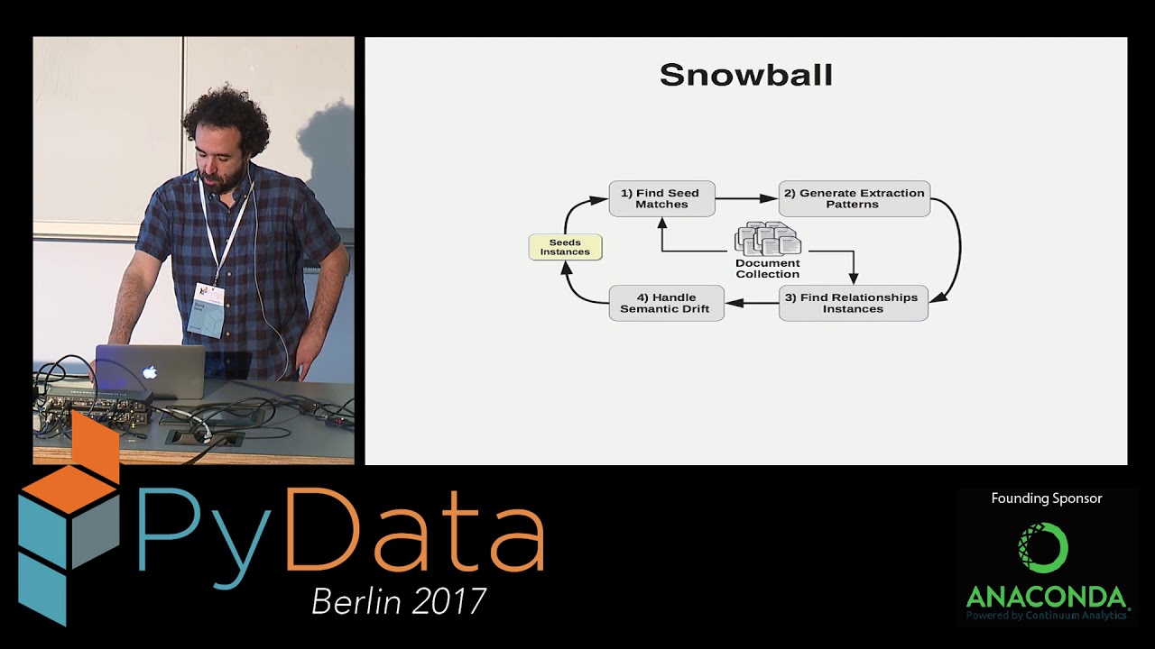 PyData Berlin 2017 - Bootstrapping of Relationship Extractors with Distributional Semantics